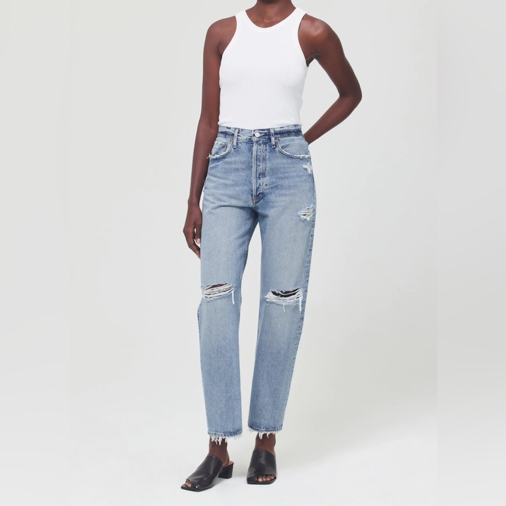Agolde 90s Mid Rise Loose Fit Jean in Isolate